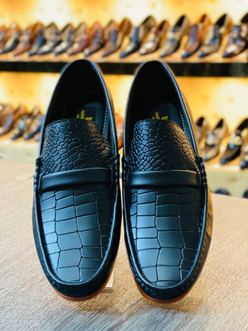 DL - WITHOUT BUCKEL BLACK LOAFERS