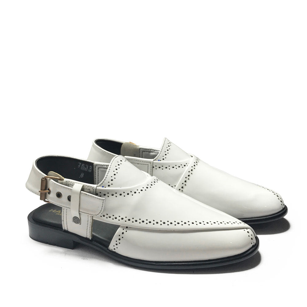 WHITE SIMPLE CHAPPAL