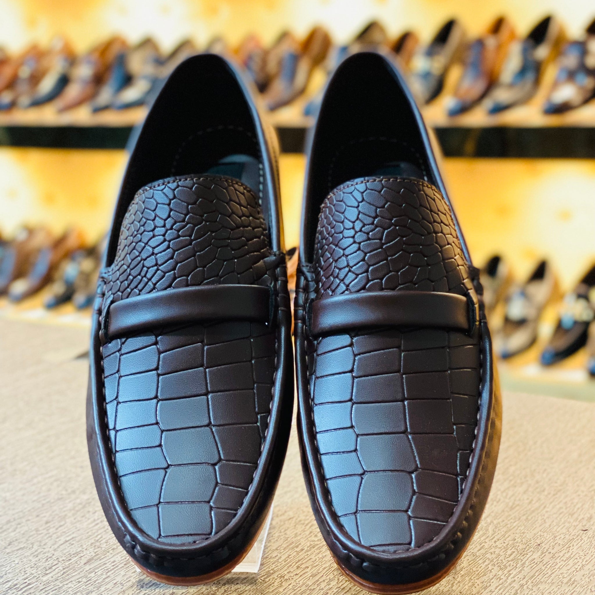 DL - WITHOUT BUCKEL BROWN LOAFERS