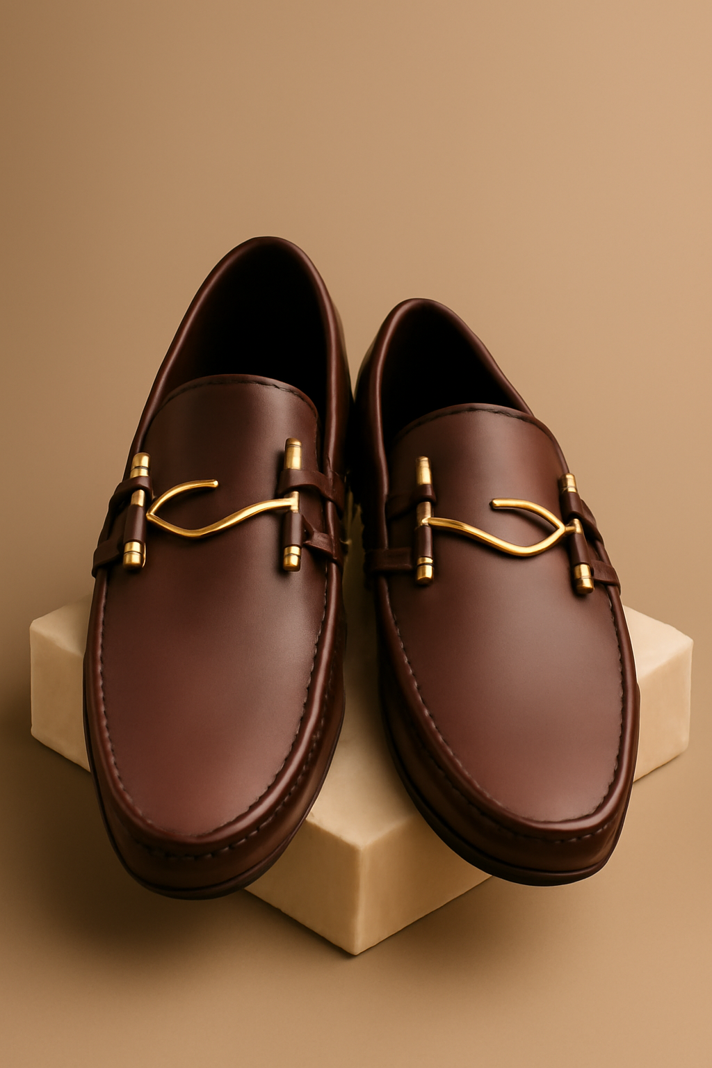 S BROWN LOAFERS 8071