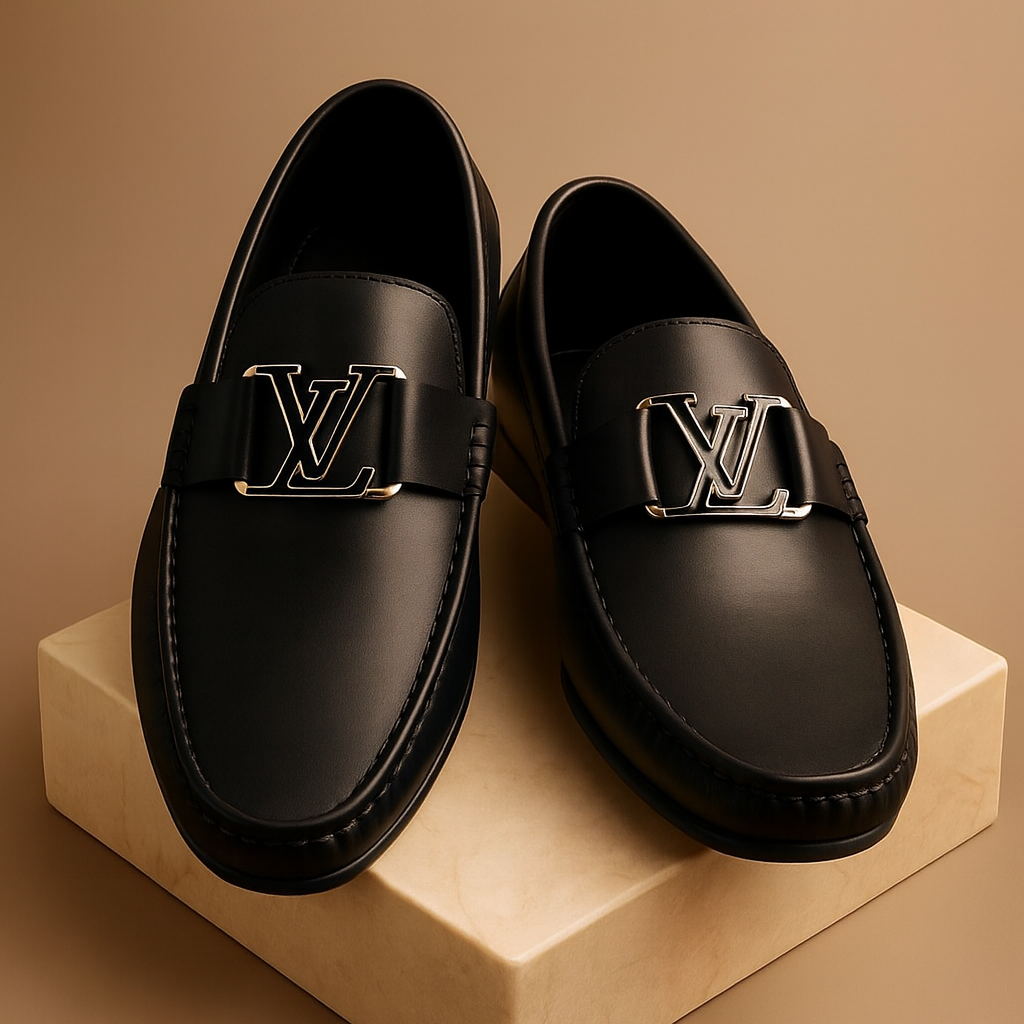 BLACK LOAFERS 8024