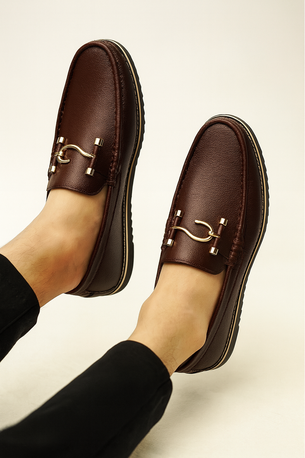 BROWN S CHUNKY LOAFERS