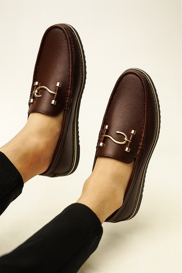 BROWN S CHUNKY LOAFERS